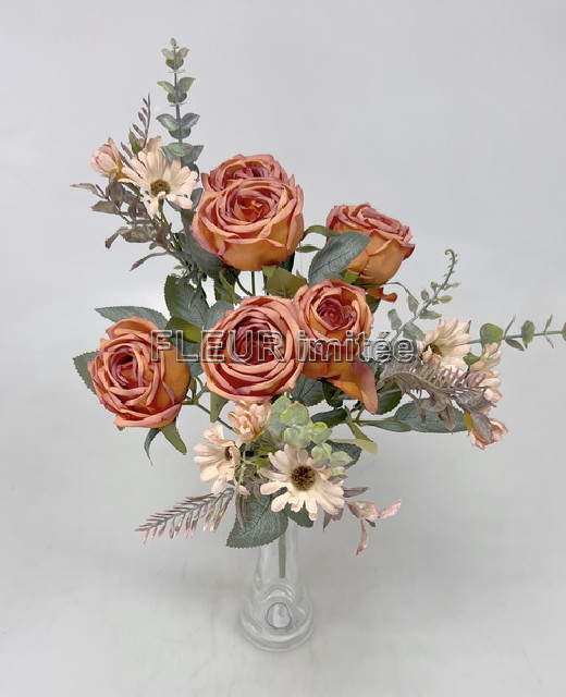 Kytice růže x9 35cm 6/72