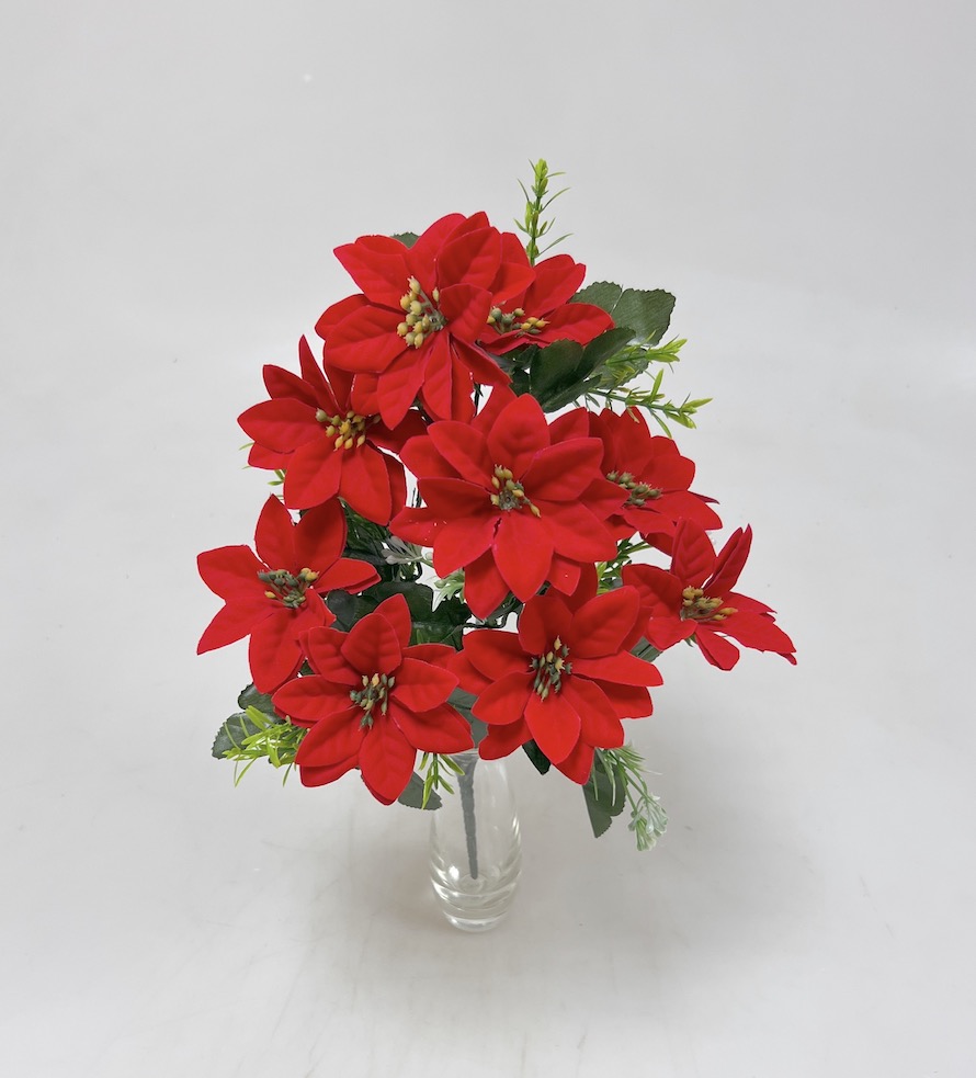 Poinsettia x9 40cm 48/96