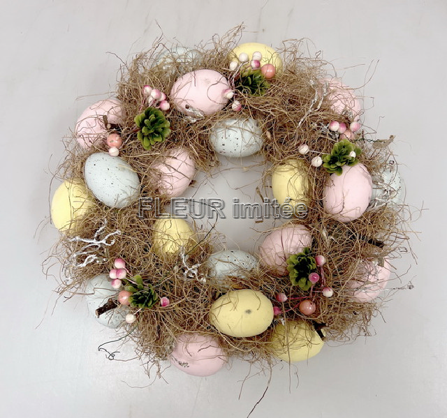 Věnec s vaj.30cm 1/22