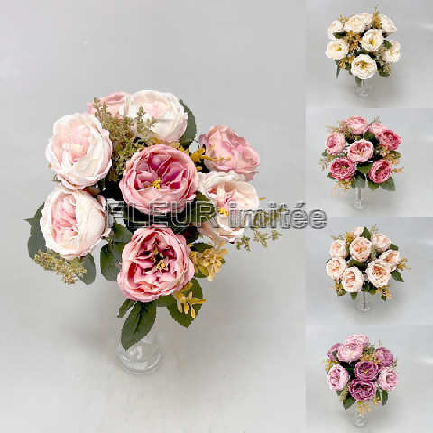 Kytice růže x8 42cm 12/96