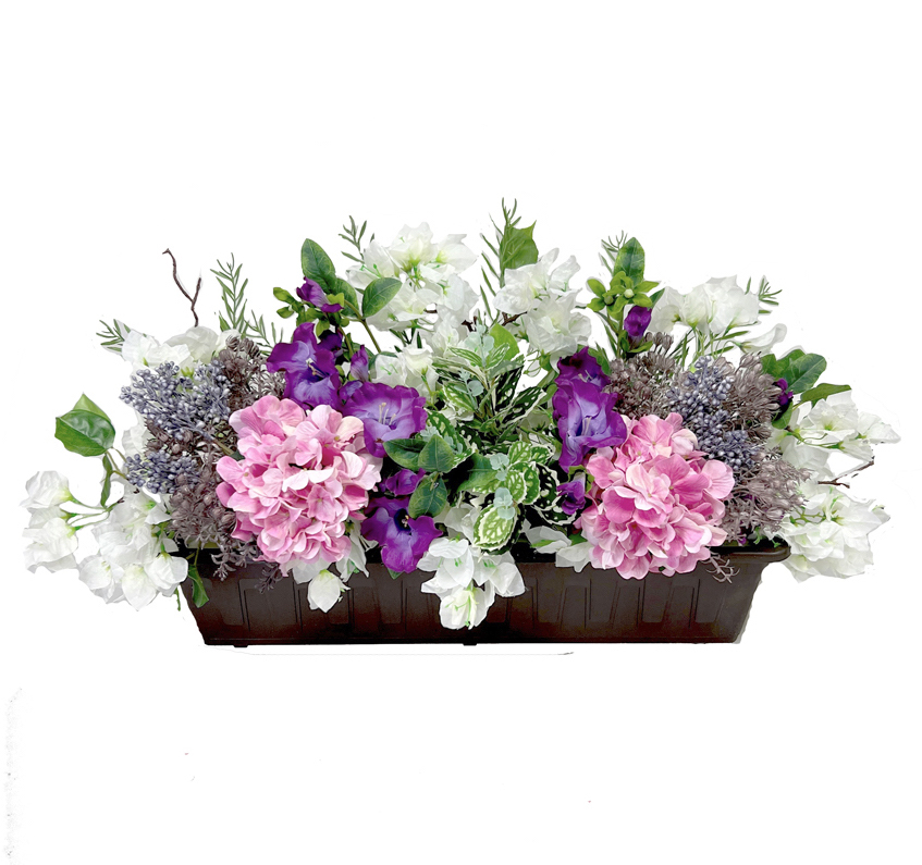 Truhlík hortenzie  60x35cm