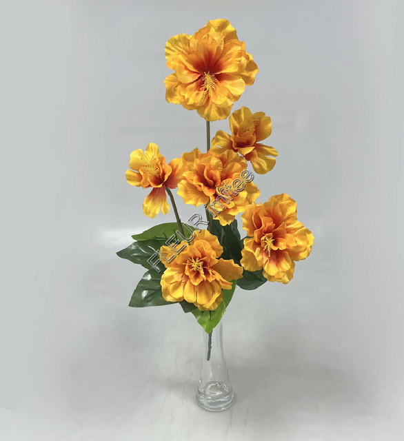 Kytice ibišek x6  56cm 12/96