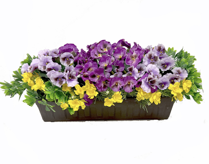 Truhlík maceška 60cm