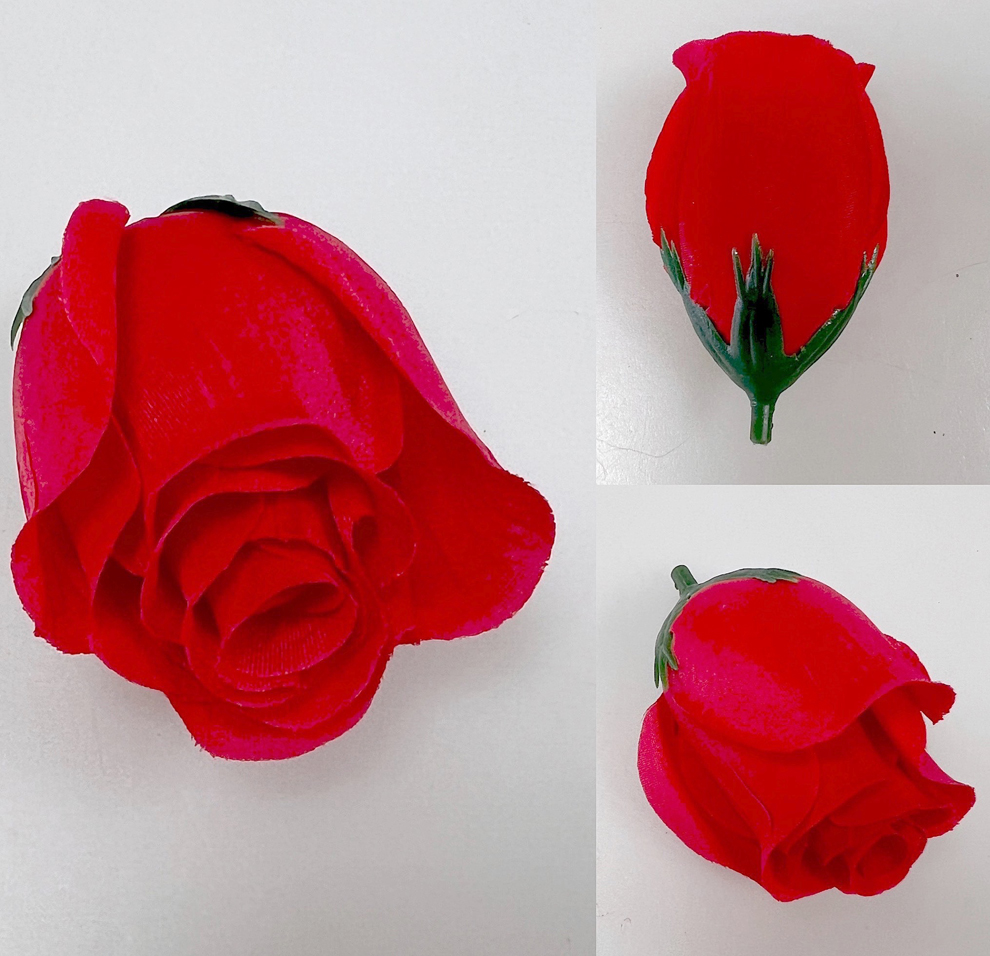 Květ růže 6cm  12/144