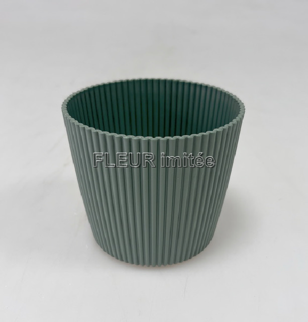 Obal plast  10cm zelený